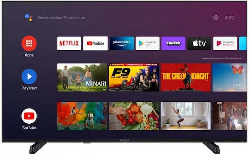TV 50'' QLED K50GU22CQ00GOOGLE TV UHD KYDOS