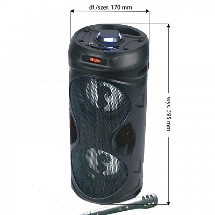 LOUDSPEAKER BLUETOOTH WITH MICROPHONE RMS 15W SPK815 MANTA