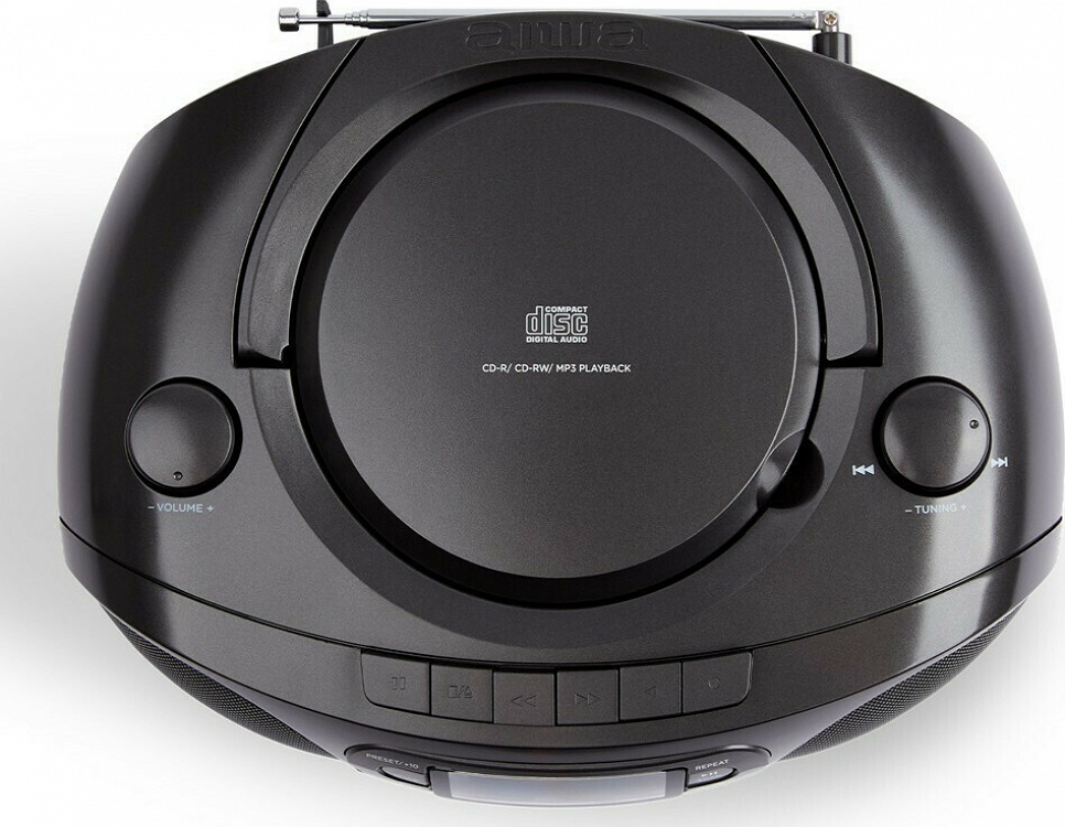PORTABLE CD/MP3/USB/TAPE/BT WITH FM PLL RADIO BBTC-550BK AIWA