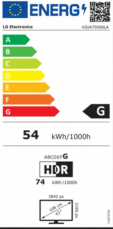 TV 43'' LED 43UA75006LA LG