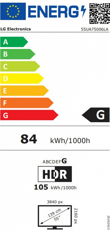 TV 55'' LED 55UA75006LA LG