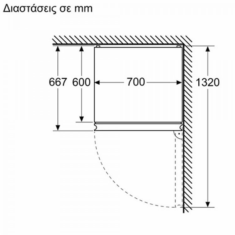 ΨΥΓΕΙΟΚΑΤΑΨΥΚΤΗΣ KGN497LDF BOSCH