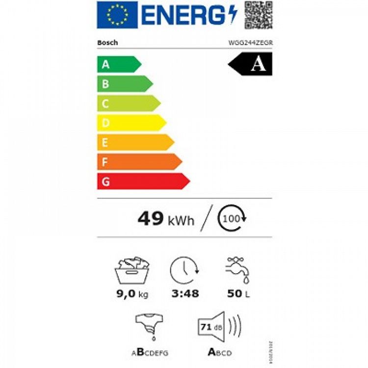ΠΛΥΝΤΗΡΙΟ ΡΟΥΧΩΝ WGG244ZEGR BOSCH 9kg