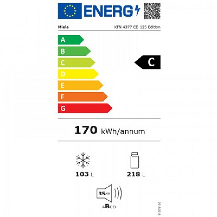 ΨΥΓΕΙΟΚΑΤΑΨΥΚΤΗΣ KFN 4377 CD 125 MIELE