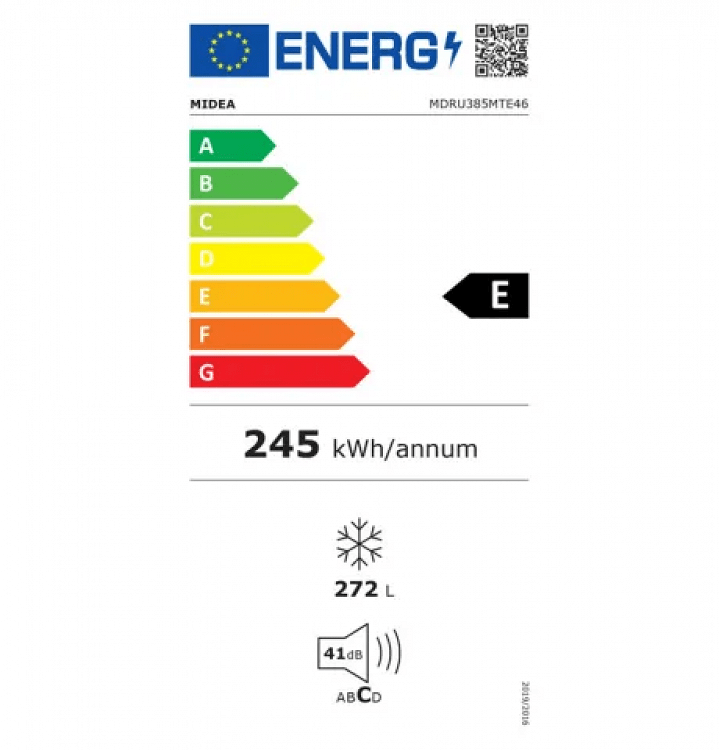 ΚΑΤΑΨΥΚΤΗΣ MDRU385MTE46 MIDEA