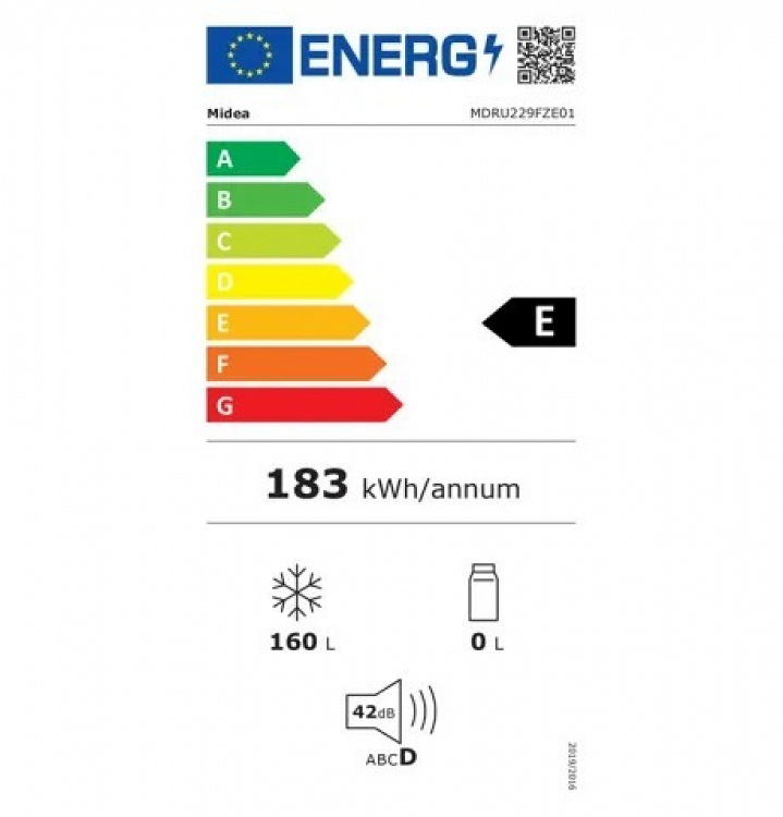 ΚΑΤΑΨΥΚΤΗΣ MDRU229FZE01 MIDEA
