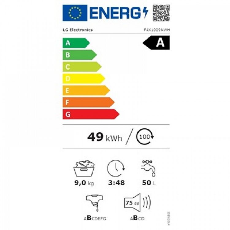 ΠΛΥΝΤΗΡΙΟ ΡΟΥΧΩΝ F4X1009NWH LG