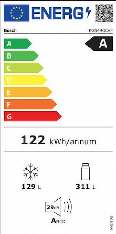 ΨΥΓΕΙΟΚΑΤΑΨΥΚΤΗΣ KGN49OCAF BOSCH