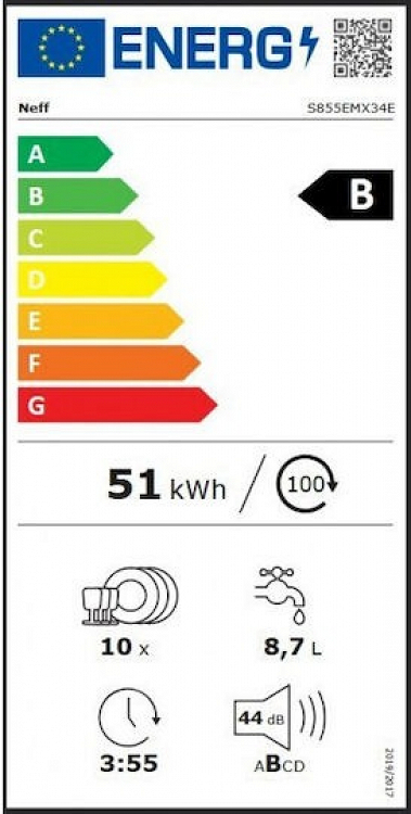 ΠΛΥΝΤΗΡΙΟ ΠΙΑΤΩΝ S855EMX34E NEFF