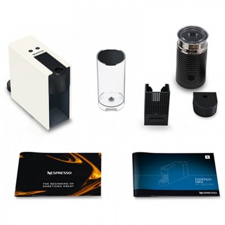 ΚΑΦΕΤΙΕΡΑ NESPRESSO XN1111S/ XN1111V ESSENZA MINI ΛΕΥΚΗ AEROCCINO SET KRUPS