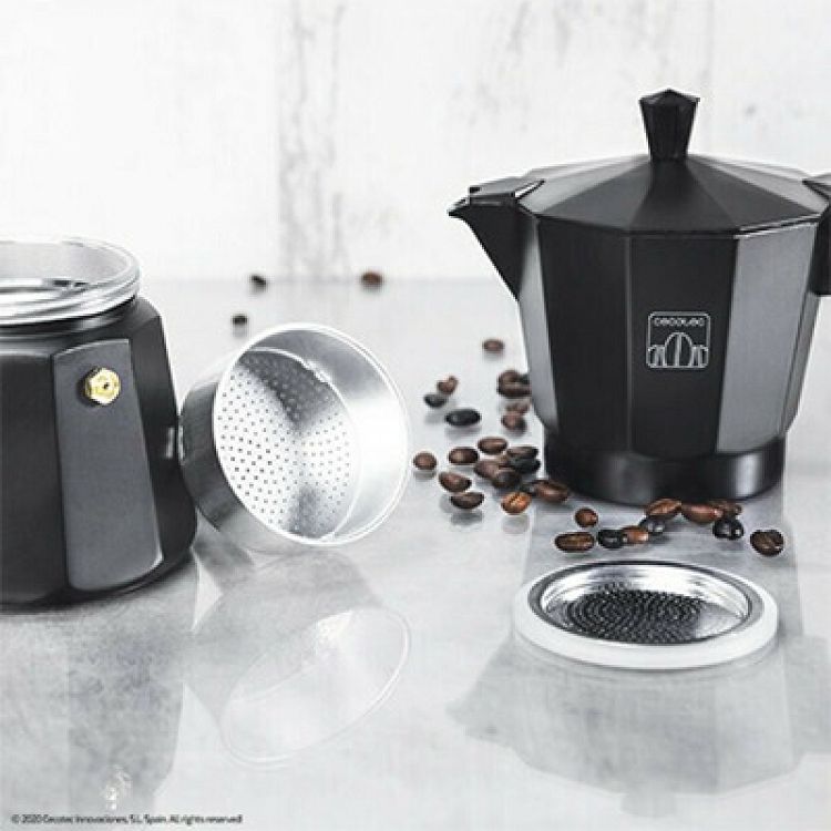 ΜΠΡΙΚΙ ESPRESSO MOCKLASSIC 300 01666 3CUPS BLACK CECOTEC