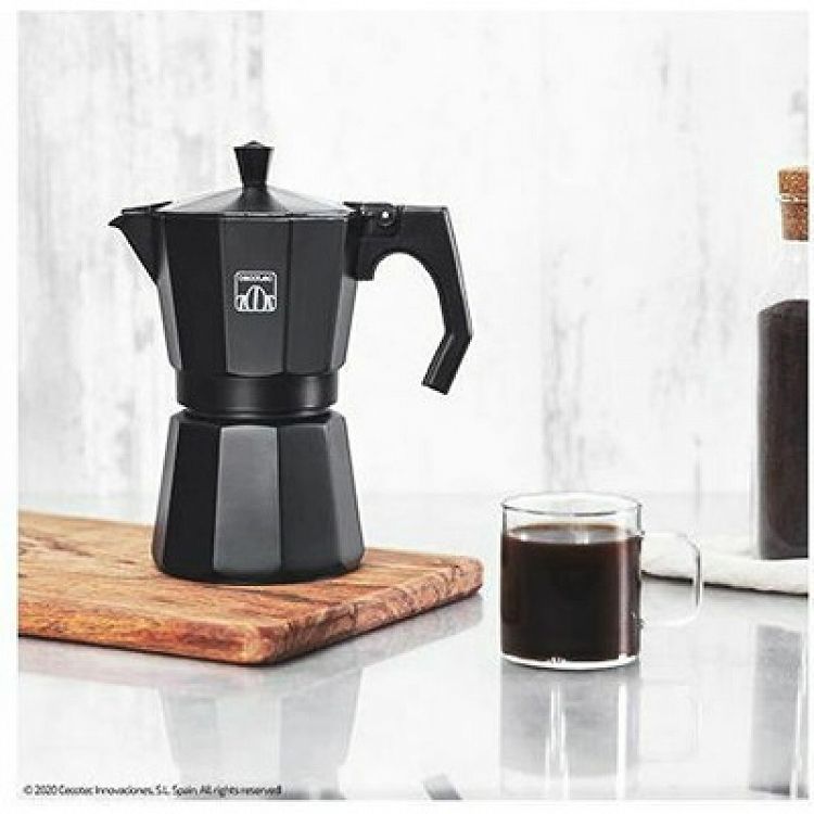 ΜΠΡΙΚΙ ESPRESSO MOCKLASSIC 300 01666 3CUPS BLACK CECOTEC