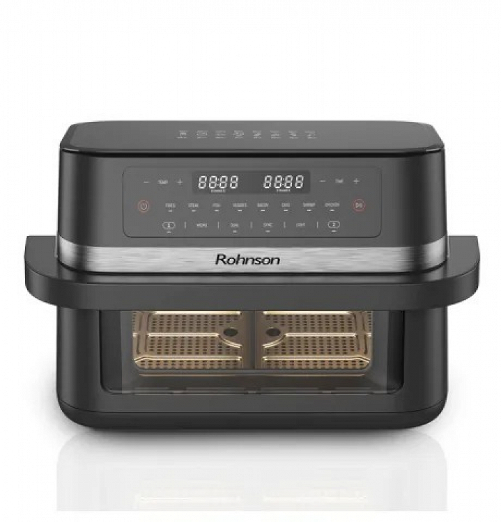 ΦΡΙΤΕΖΑ AIR FRYER R-2881 SINGLE AND DUAL BASKET ROHNSON
