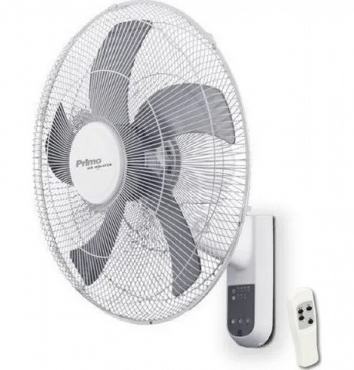 ΑΝΕΜΙΣΤΗΡΑΣ ΤΟΙΧΟΥ 15833R 18'' 45CM R/C ΜΕΤΑΛΛΙΚΟΣ/ΛΕΥΚΟΣ PRIMO