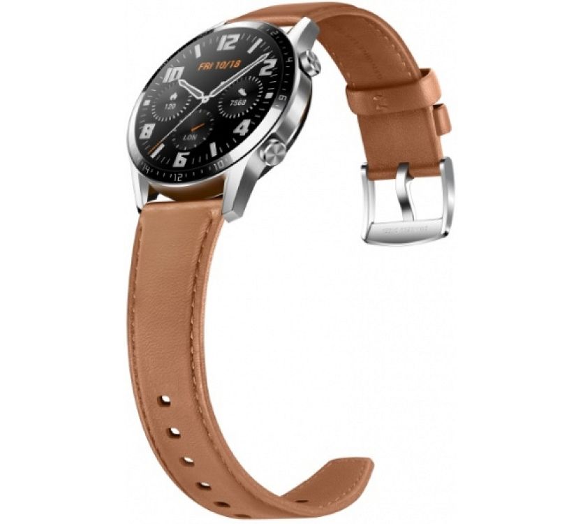 WATCH GT 2 SILVER BROWN LEATHER HUAWEI