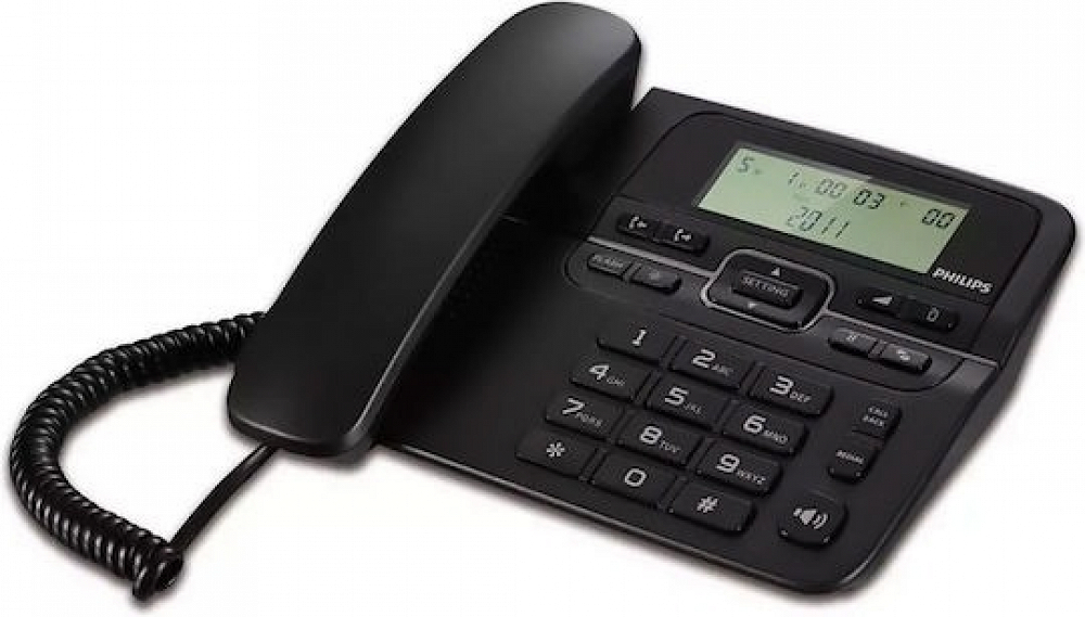 ΤΗΛΕΦΩΝΟ ΕΝΣΥΡΜΑΤΟ M20B/GRS ΜΑΥΡΟ PHILIPS