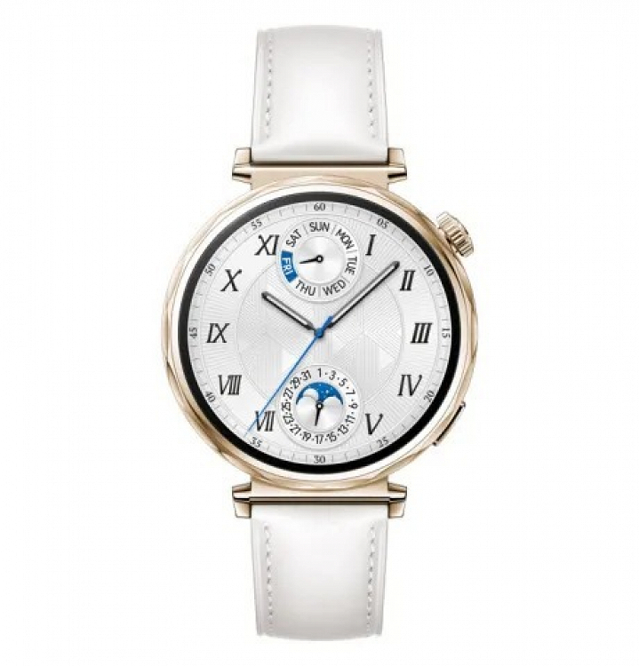 WATCH GT 5 41mm WHITE LEATHER STRAP HUAWEI