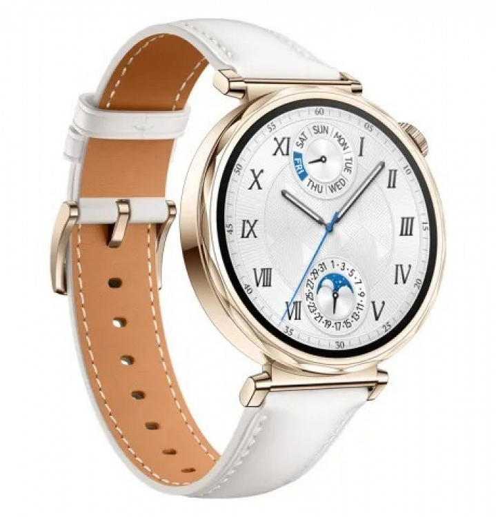 WATCH GT 5 41mm WHITE LEATHER STRAP HUAWEI