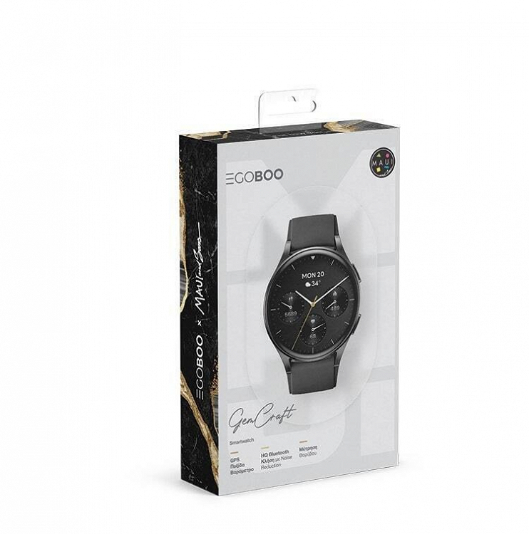 SMARTWATCH X MAUI GEMCRAFT BLACK EGOBOO