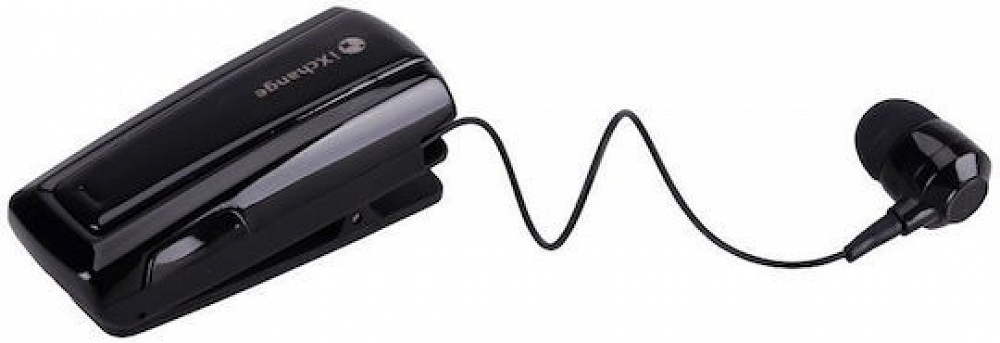 HEADSET BT RETRACTABLE UA24 V2.0 BLACK IXCHANGE