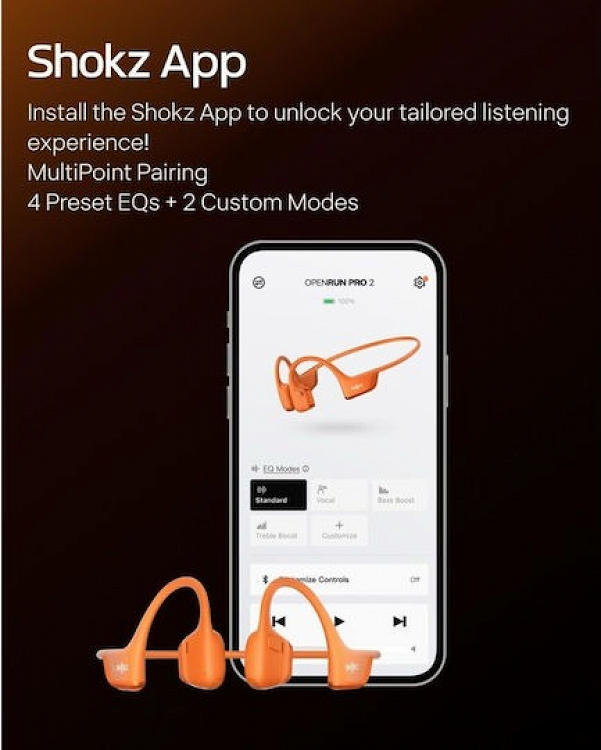 ΑΚΟΥΣΤΙΚΑ S820 OPENRUN PRO 2 ORANGE SHOKZ