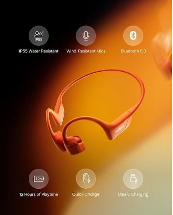 ΑΚΟΥΣΤΙΚΑ S820 OPENRUN PRO 2 ORANGE SHOKZ