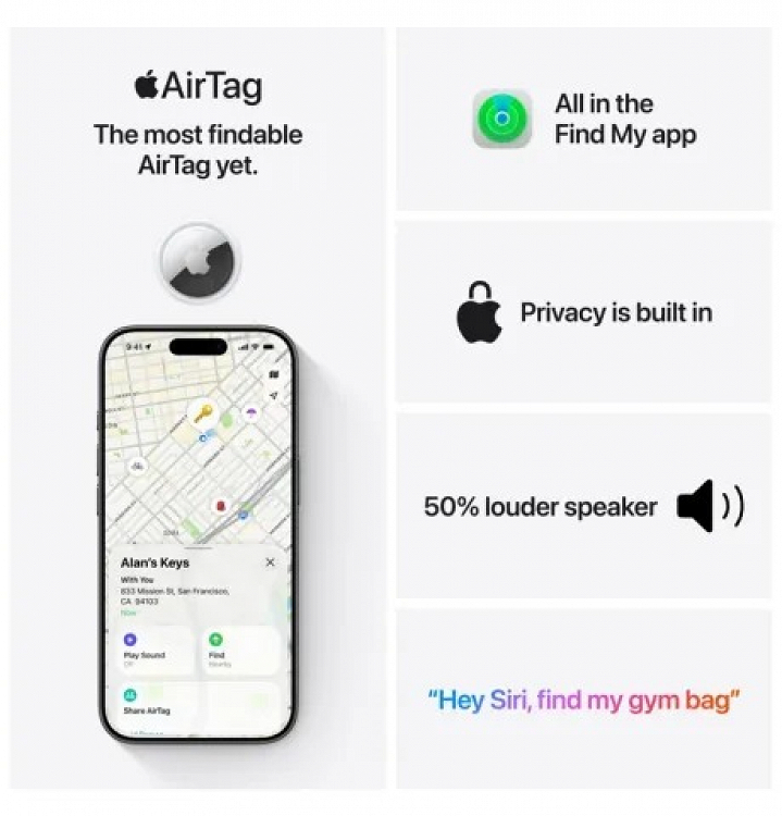 AIRTAG (1 PACK) MFE94ZM/A APPLE