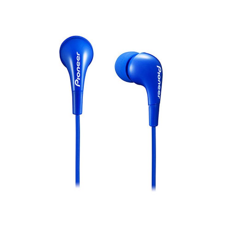 HEADPHONES SE-CL502T-L CLOSED TYPE DYNAMIC WITH MICROPHONE BLUE PIONEER