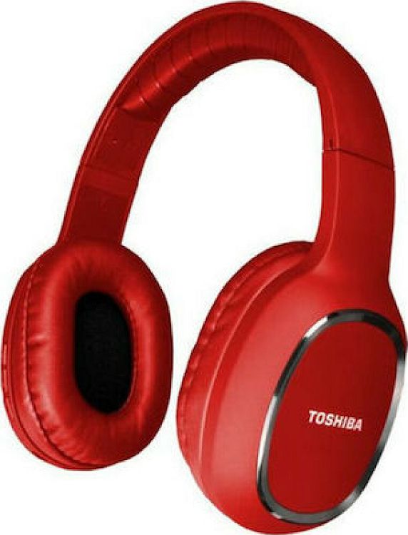 HEADPHONE AUDIO BLUETOOTH SPORT RUBBER COATED STEREO RED RZE-BT160H-RED TOSHIBA