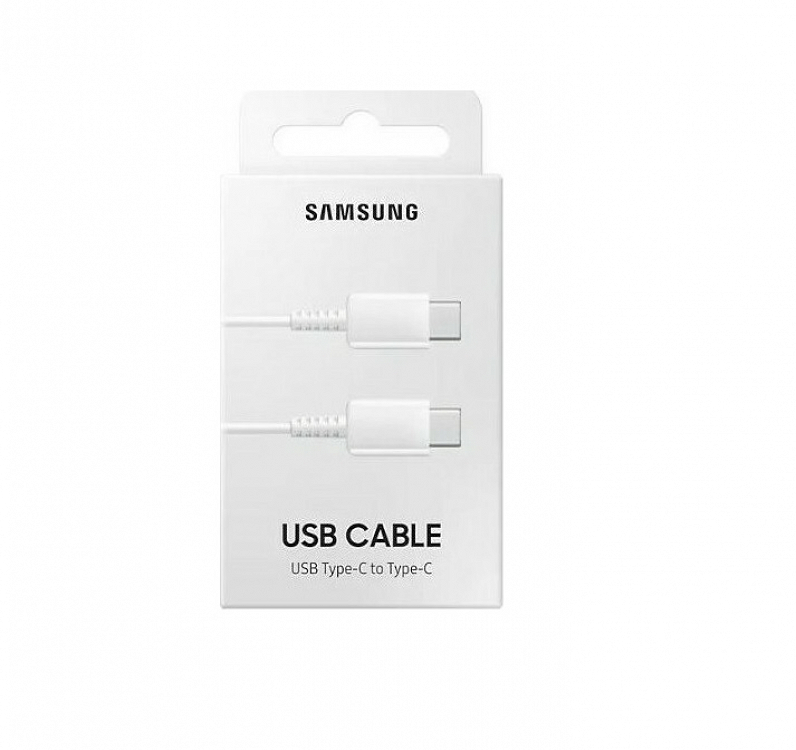 DATACABLE USB-C TO USB-C EP-DA705BWEGWW WHITE RETAIL PACK SAMSUNG