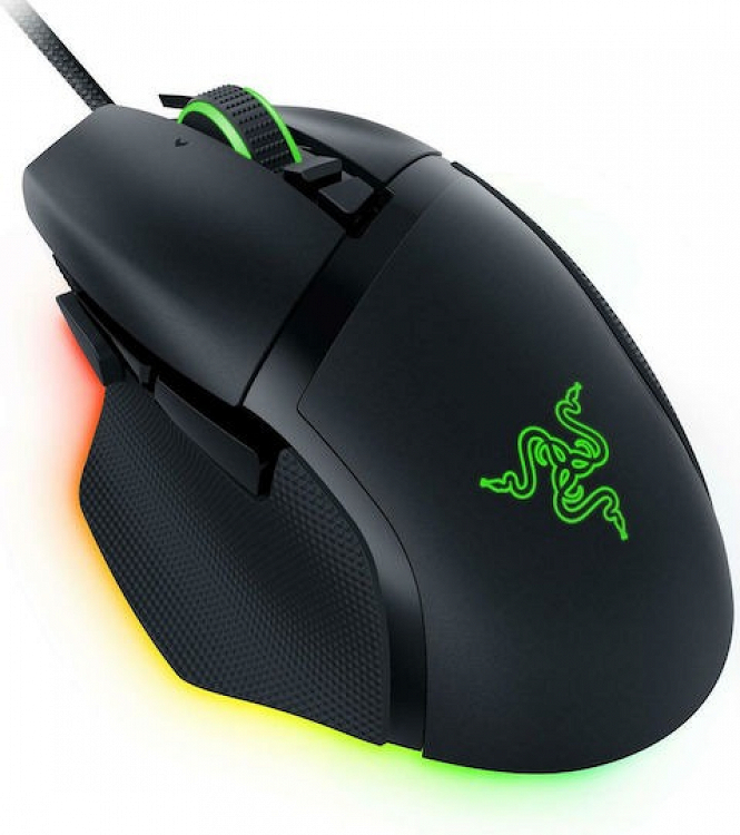 GAMING MOUSE BASILISK V3 RGB ERGONOMIC FPS WIRED OPTICAL SWITCHES RAZER