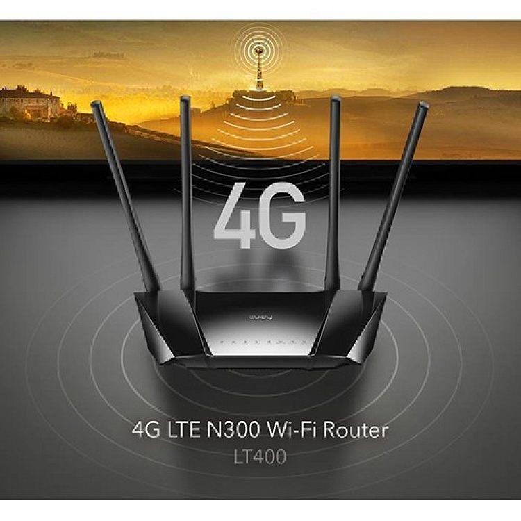 ROUTER 4G N300 LT400 CAT. 4 CUDY