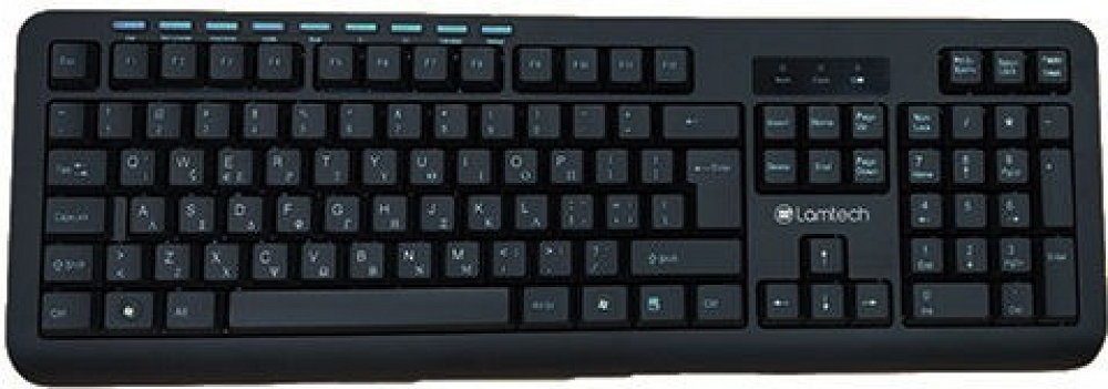 KEYBOARD AND MOUSE WIRELESS MULTIMEDIA GR LAYOUT BLACK LAMTECH