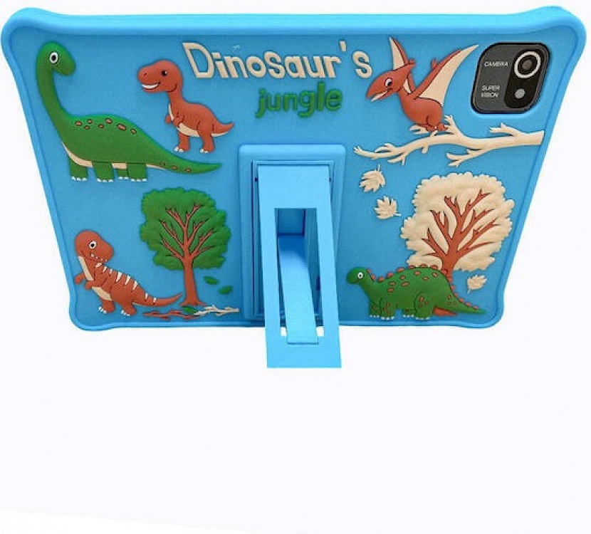 TABLET KID 10.1'' OCTA-CORE 4GB/64GB ANDROID 14 DINOSAUR’S JUNGLE SKY BLUE LAMTECH