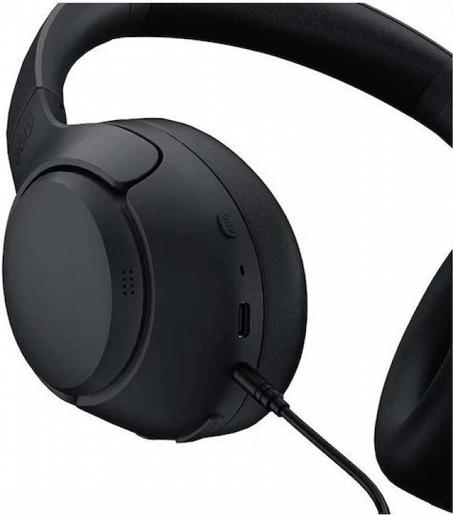 HEADSET H3 HIGH-RES W.MIC ACTIVE NOISE CANCELLING BLACK QCY