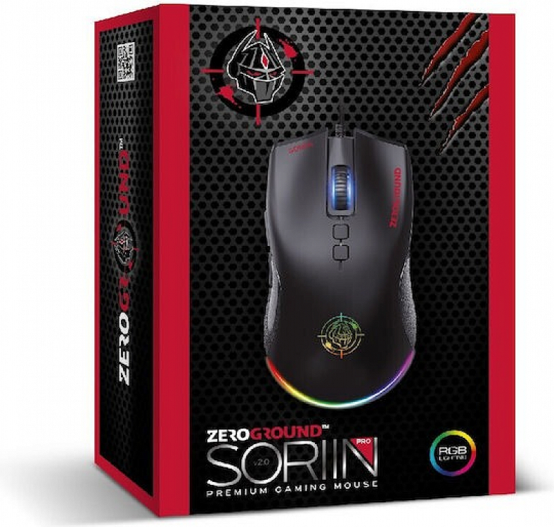 MOUSE GAMING WIRED RGB MS-4400G SORIIN v2.0 ZEROGROUND