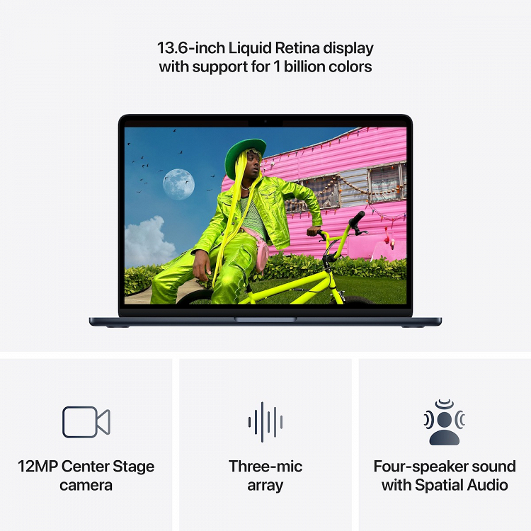 MacBook Air 13.6'' M5/16GB/512GB MIDNIGHT MDHE4GR/A APPLE