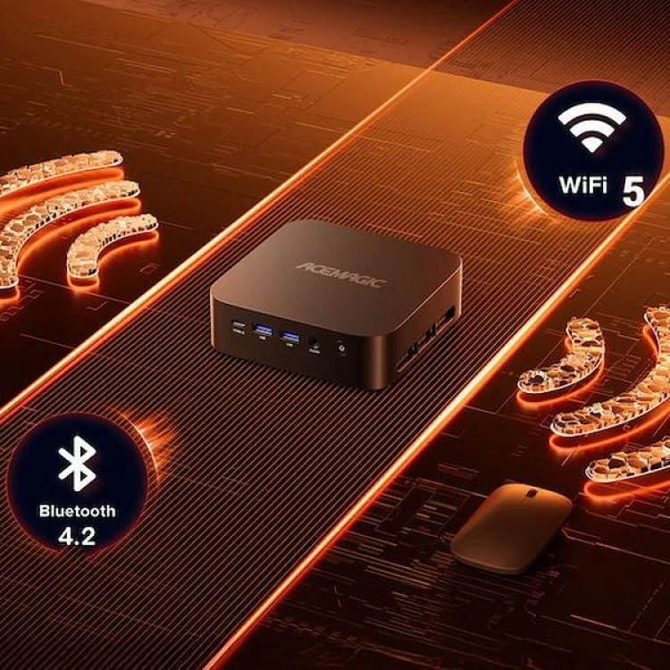 MINI PC AMD RYZEN3 3300U 16GB DDR4 ROM 512GB WIN11PRO BLACK ACEMAGIC