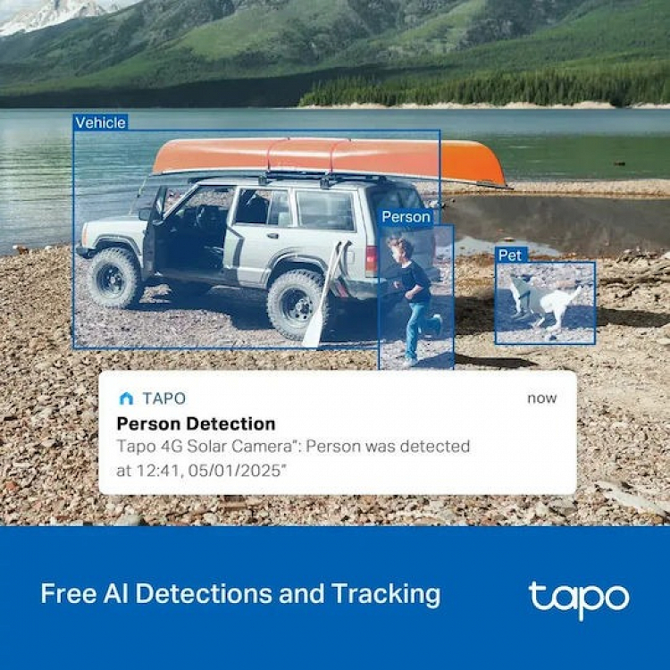 IP CAMERA WIRELESS TAPO C615G KIT 2K SOLAR OUTDOOR PAN/TILT 4G LTE TP-LINK