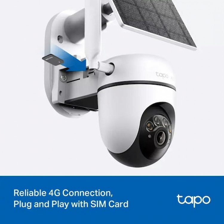 IP CAMERA WIRELESS TAPO C615G KIT 2K SOLAR OUTDOOR PAN/TILT 4G LTE TP-LINK
