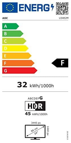 ΟΘΟΝΗ 34'' U34E2M AOC WQHD IPS 100Hz AOC