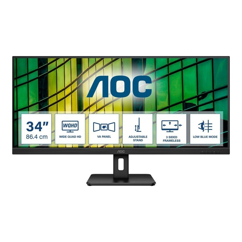 ΟΘΟΝΗ 34'' U34E2M AOC WQHD IPS 100Hz AOC