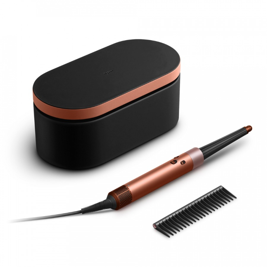ΨΑΛΙΔΙ HS08 Airwrap i.d. Straight+Wavy Amber Silk/Pink Champagne (Gift Pack) DYSON