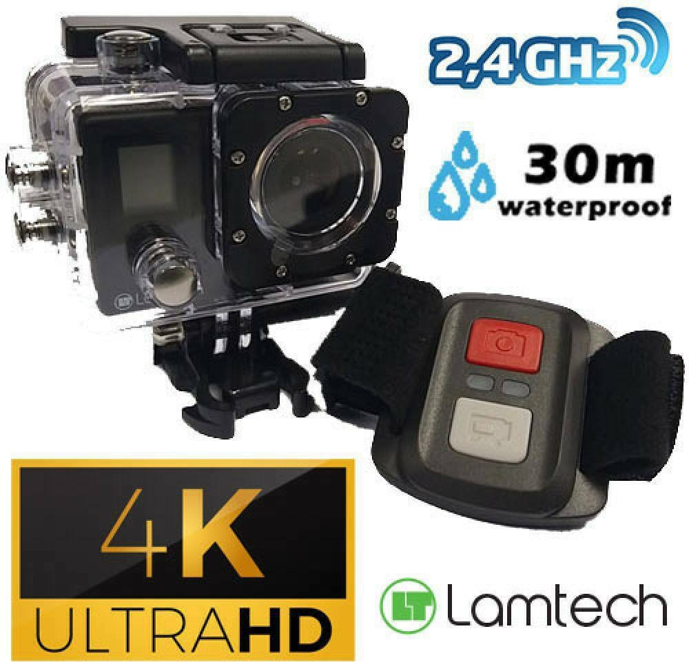ACTION CAMERA 4K DUO WITH WIFI &amp; 2.4G LAMTECH