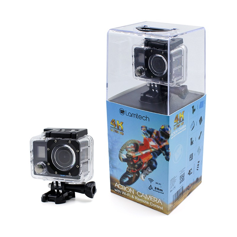 ACTION CAMERA 4K DUO WITH WIFI &amp; 2.4G LAMTECH