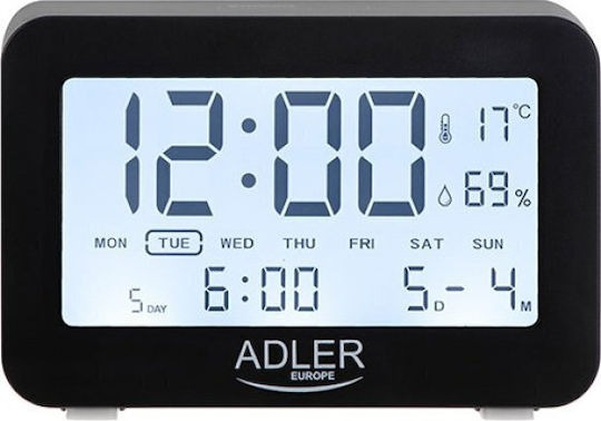 ALARM CLOCK RADIO AD1196B BLACK ADLER