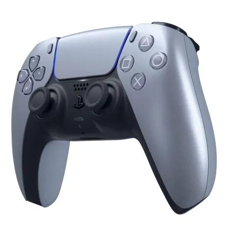 PS5 DUALSENSE WIRELESS CONTROLLER DEEP EARTH COVER STERLING SILVER SONY