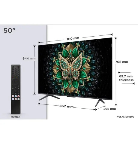 TV 50'' LED 50C6K TCL