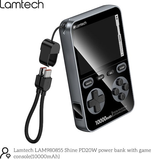 GAME CONSOLE WITH 1500 GAMES &amp; POWERBANK LAMTECH