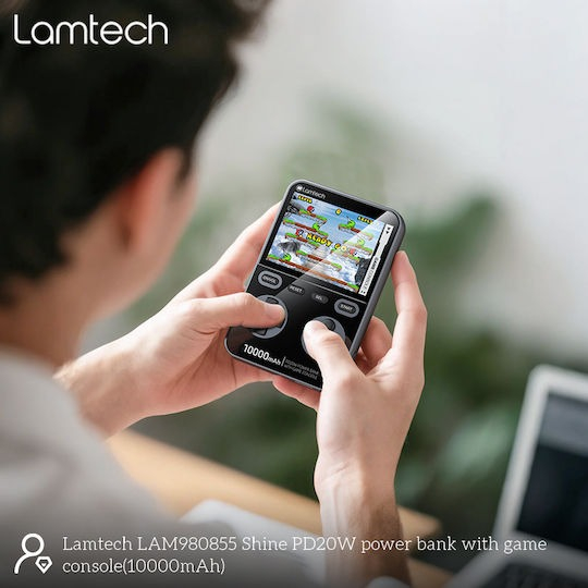 GAME CONSOLE WITH 1500 GAMES &amp; POWERBANK LAMTECH